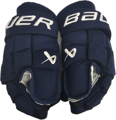 BAUER SUPREME MACH CUSTOM PRO STOCK HOCKEY GLOVES 14" NHL PANTHERS NEW LLY(11831)