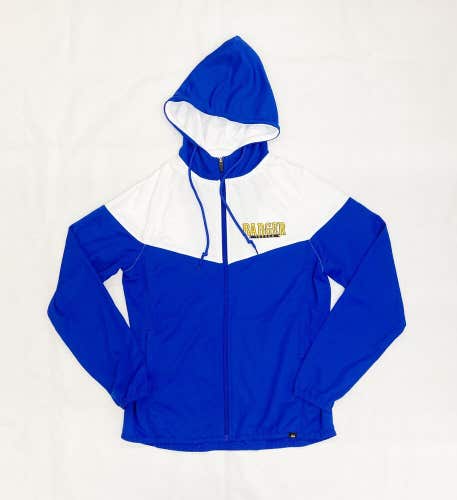 Badger Sport Spring Outer-Core Full Zip Jacket Women's M Blue White 7922