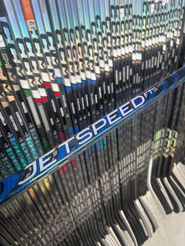 Senior Left Hand P28 Pro Stock Jetspeed FT6 Pro (Skinned As FT5 Pro) Hockey Stick