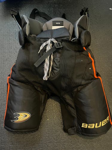 Bauer Pro Stock Hockey Pants Anaheim Ducks Size Medium
