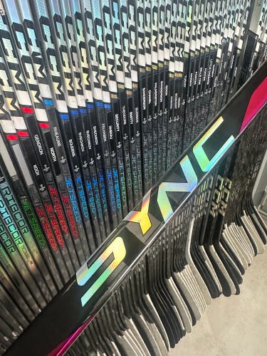 NHL JACK JOHNSON Senior Left Hand P92 Pro Stock Nexus Sync Hockey Stick