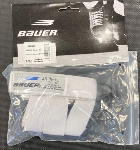 New Bauer Hockey Garter Belt Junior small medium large hold up socks loops waist