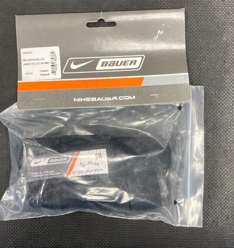 New Nike Bauer Hockey Garter Belt Junior small medium large XL socks loops waist