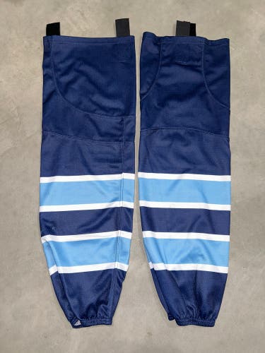 NEW BLUE WATERTOWN WOLVES GAME SOCKS SIZE 30
