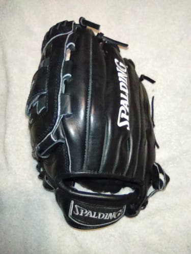 Used Left Hand Throw Spalding Pro Select Pitcher's Baseball Glove 12"
