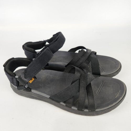Teva Sanborn Strappy Sandals Outdoor Sport Shoes Women's Size 9 Black