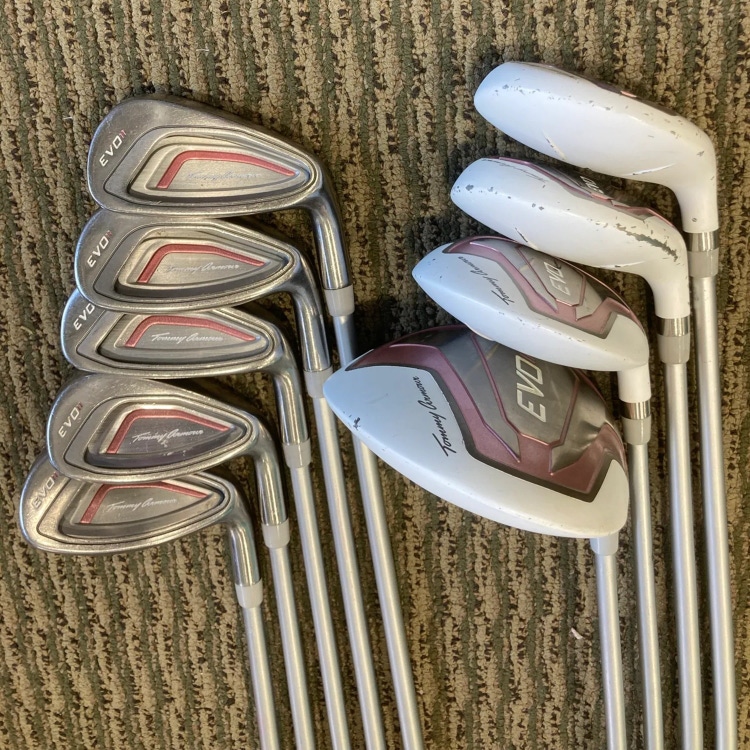 Used Women's 2022 Tommy Armour Right Handed Clubs Ladies Flex 9 Pieces