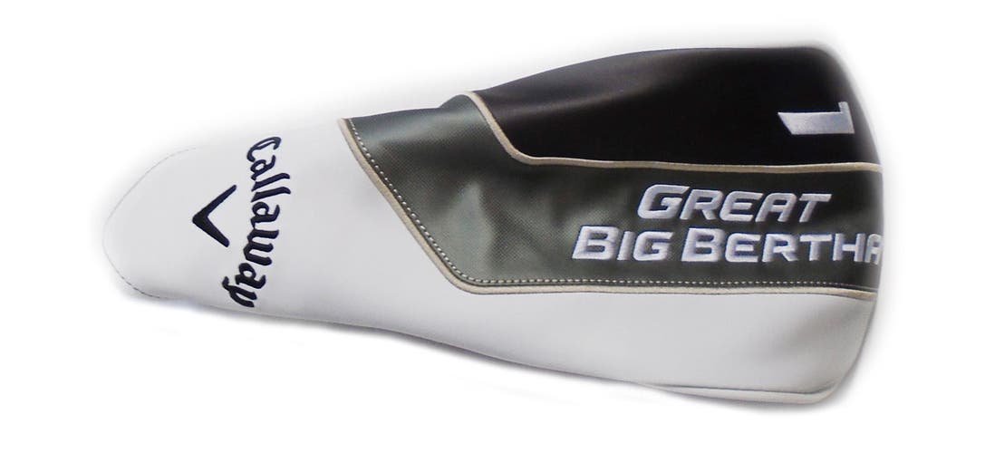 NEW Callaway Golf Great Big Bertha White/Silver/Black Driver Headcover