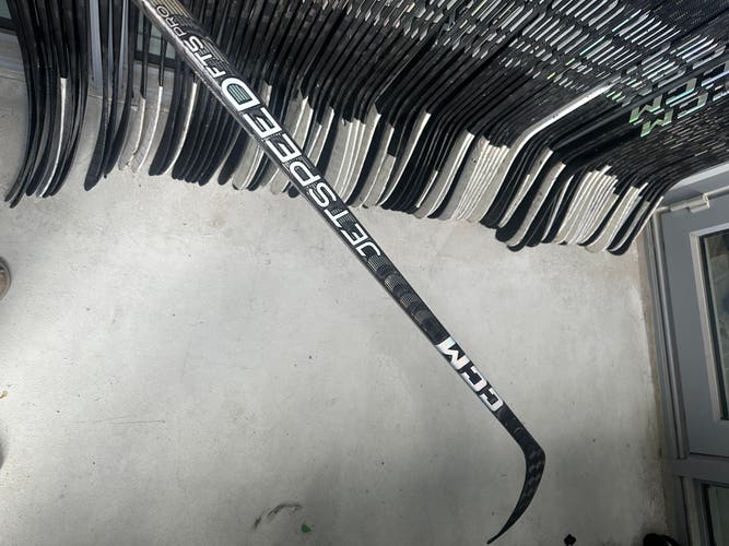 Senior Left Hand NHL BALCERS P28 Pro Stock Jetspeed FT6 Pro (Skinned As FT5 Pro) Hockey Stick