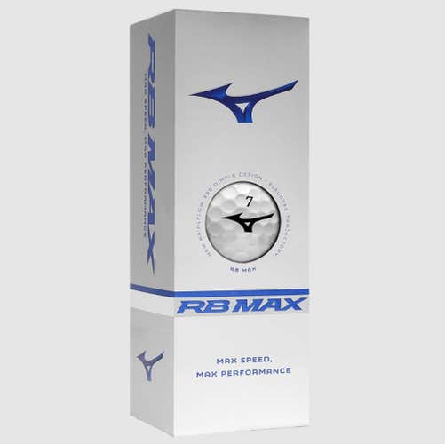 Mizuno RB Max Golf Balls (White, 3pk) 1 Sleeve NEW