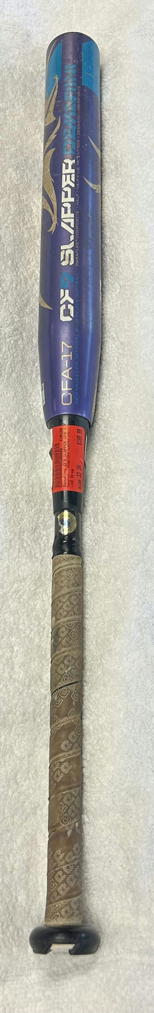 Used Demarini Cf9 Slapper Cfa-17 33" -10 Drop Fastpitch Bats