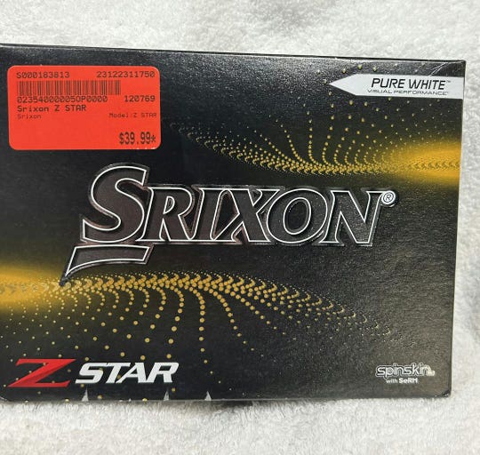 Srixon Z Star Golf Balls 12 Pack