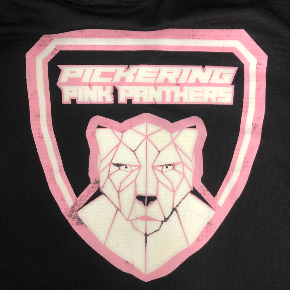 Pickering Pink Panthers senior XL game jersey