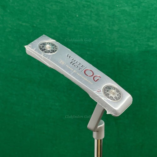 NEW Odyssey White Hot OG 2 33" CH Putter Golf Club W/ Stroke Lab & HC