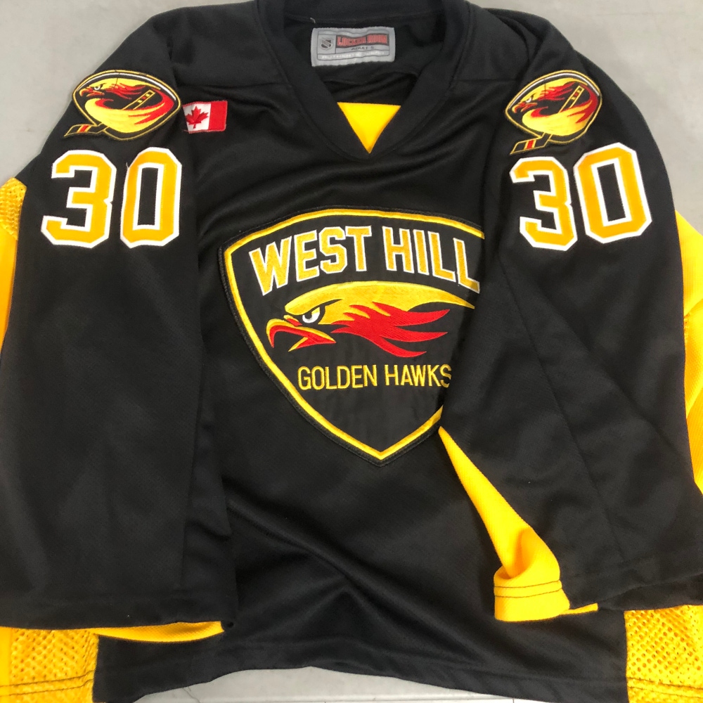 NEW West Hill Golden Hawks goalie cut jersey