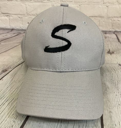 OC Sports Youth Unisex GL271 #21 Letter S OSFM Gray Strapback Hat Cap New