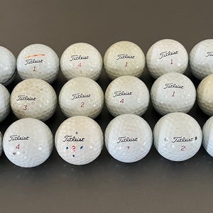 (18) Titleist Pro V1x golf balls recycled Dozen/half (Lot M2)