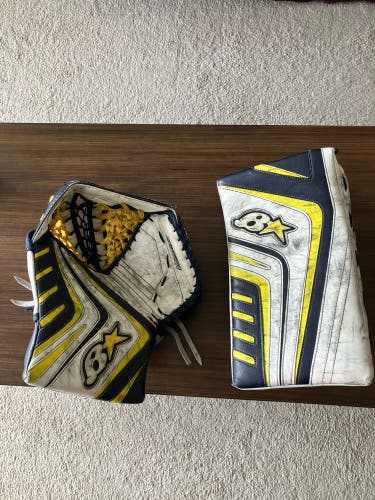 Used Brian's Opt1k Glove and Blocker Set