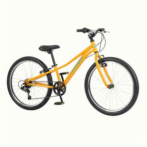 New Retrospec Dart 24" 7-speed Kids' Bike Saffron #5927