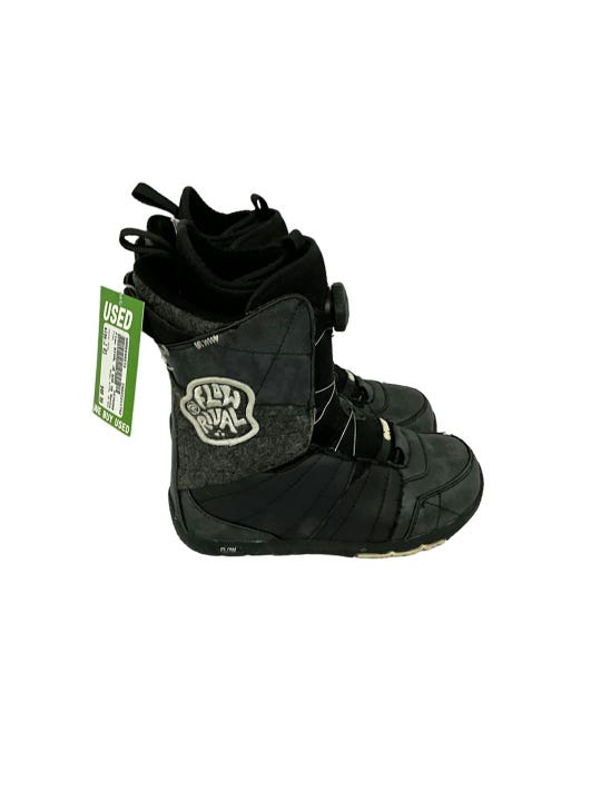 Used Flow Rival Jr Boa Junior Snowboard Boots Size 3