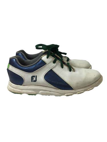 Used Foot Joy Junior Greenjoys Golf Shoes Size 5