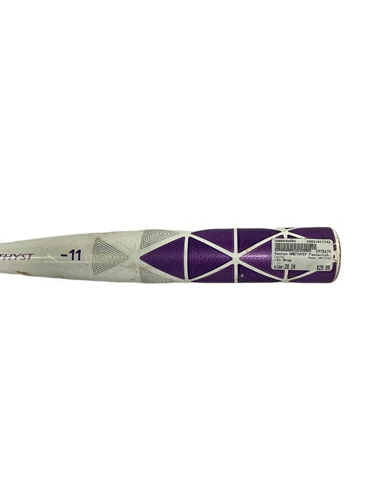 Used Easton Amethyst 28" -11 Drop Fastpitch Softball Bat