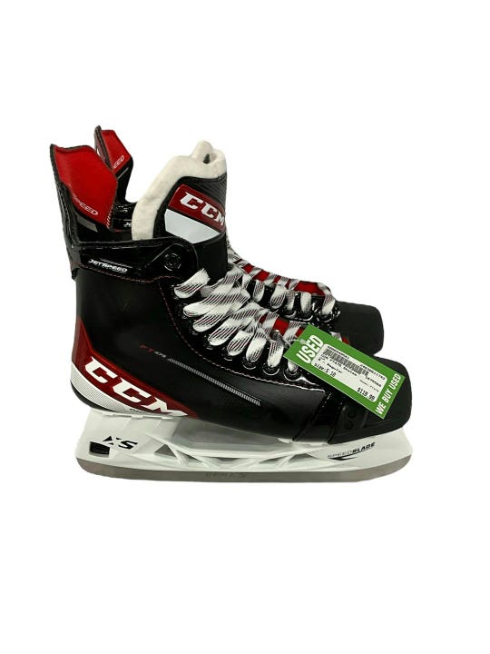 Used Ccm Jetspeed Ft475 Senior Ice Hockey Skates Size 10 D