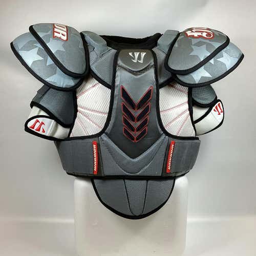 Used Warrior Hustler Sr Lg Lg Hockey Shoulder Pads