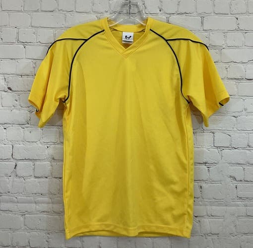 High Five Youth Unisex 22611 Size Large Yellow Black Soccer Jersey New