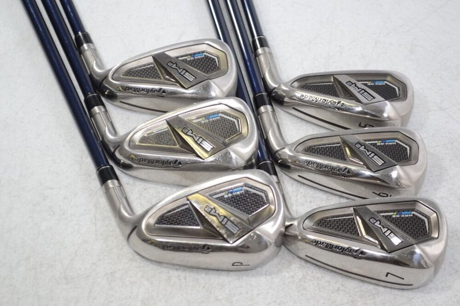 TaylorMade SIM2 Max OS 5-PW Iron Set Right Senior Flex Ventus 5 Graphite #166310