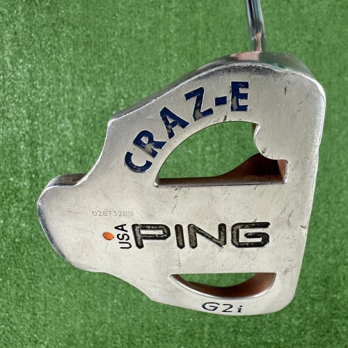 PING G2i CRAZ-E Armlock Mallet Putter Orange Dot Left Handed 43”