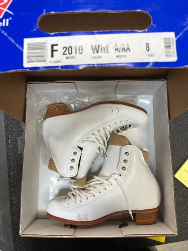 New Riedell Adult 8 Figure Skates
