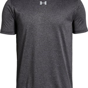 Carbon Heather Gray Under Armour Youth Ua Locker Tee