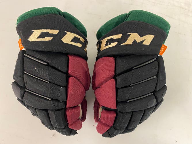 CCM JetSpeed FT1 Pro Stock Hockey Gloves 13" Black COYOTES 3213