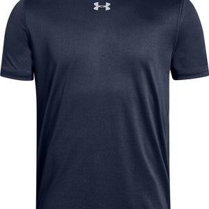 Navy Under Armour Youth Ua Locker Tee