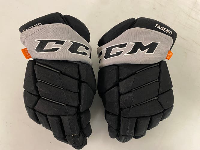 CCM JetSpeed FT1 Pro Stock Hockey Gloves 13” Black LA KINGS 3212