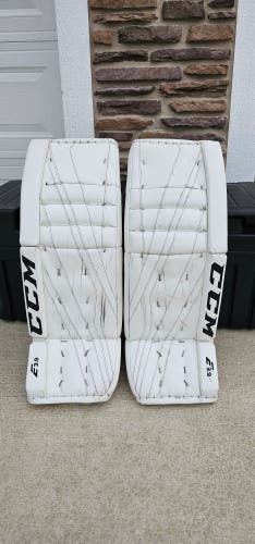 Used 33" CCM Extreme Flex E3.9 Goalie Leg Pads