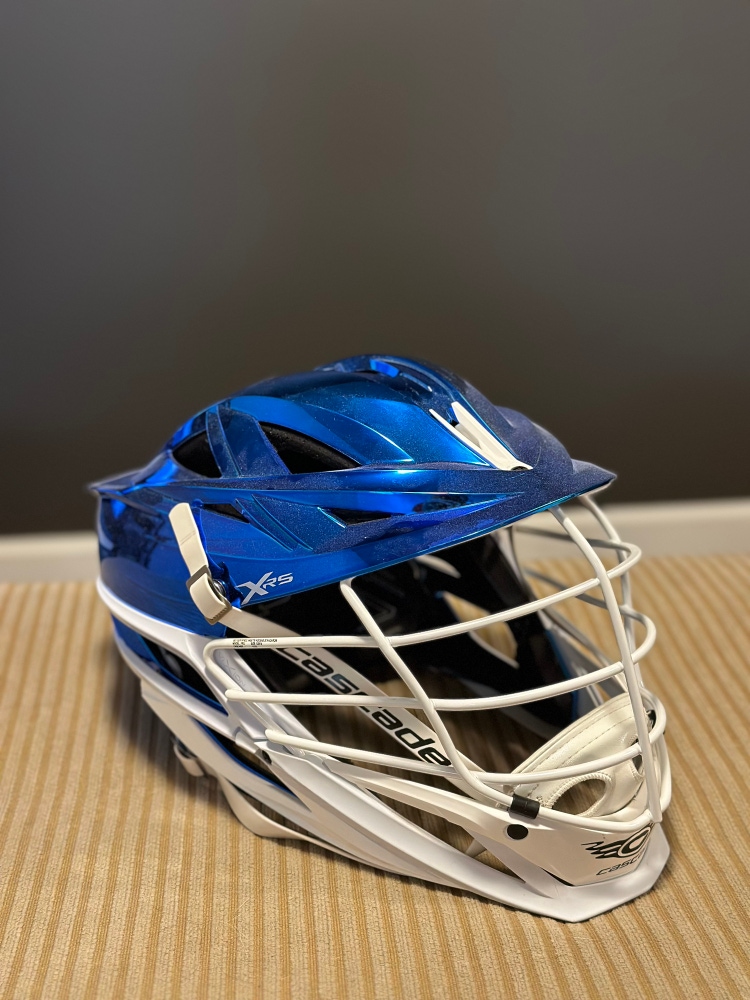 Limited Edition Chrome Royal Blue Cascade XRS Helmet