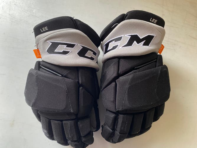 CCM JetSpeed FT1 Pro Stock Hockey Gloves 15” Black LA KINGS 3219