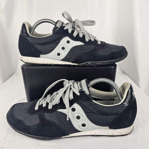 Saucony Bullet Shoes Womens 11 Running Sneakers Black Casual Retro Classic