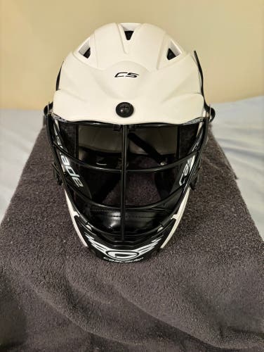 Cascade CS White Lacrosse Helmet