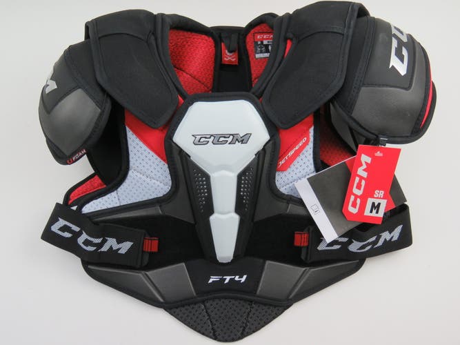 CCM JetSpeed FT4 Ice Hockey Player Shoulder Pads Protective Senior Size Medium