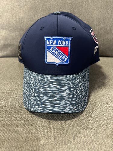 Ben Harpur 5 New York Rangers Fanatics Authentic Pro Locker Room HAT Player Team Issue