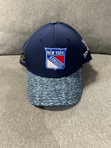 Ryan Lindgren 55 New York Rangers Fanatics Authentic Pro Locker Room HAT Player Team Issue