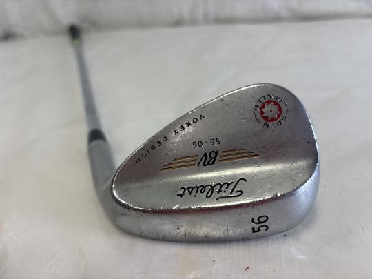 Used Titleist Bv Vokey Design Spin Milled 56-08 56 Degree Wedge 35.25"