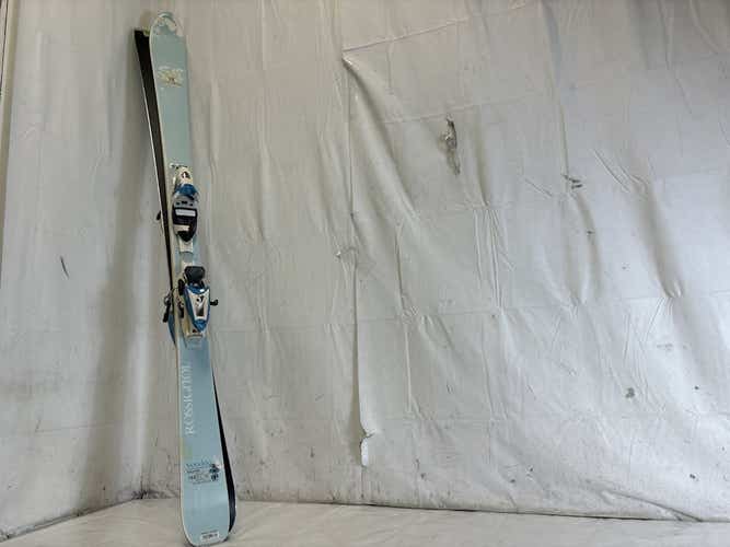 Used Rossignol Voodoo 74 Sc 160 Cm Women's Downhill Skis W Saphir 90 Bindings