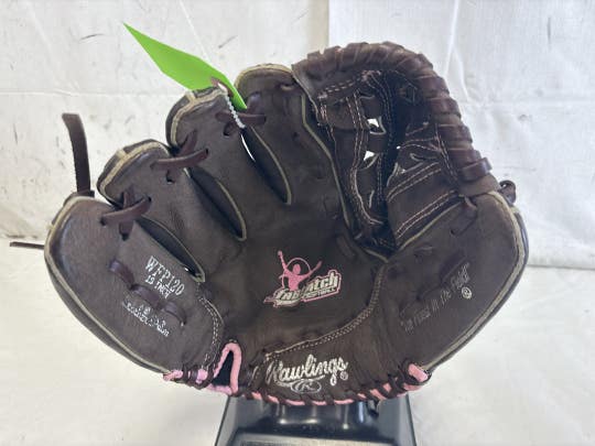 Used Rawlings Fastpitch Wfp120 12" Leather Palm Fastpitch Softball Glove Lht