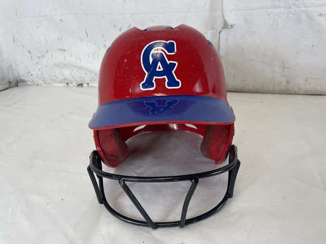 Used Demarini Paradox Wtd5423smtt 6 3 8 - 7 1 8 Fastpitch Softball Helmet W Mask