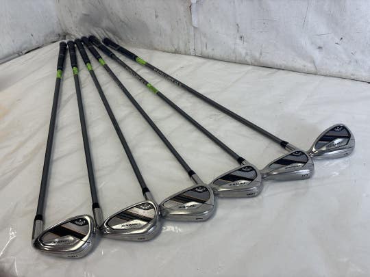 Used Callaway Mavrik 5i-pw Regular Flex Graphite Shaft Golf Iron Set Irons