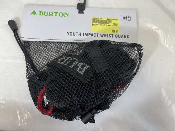 Used Burton Youth Impact Snowboard Wrist Guards S M